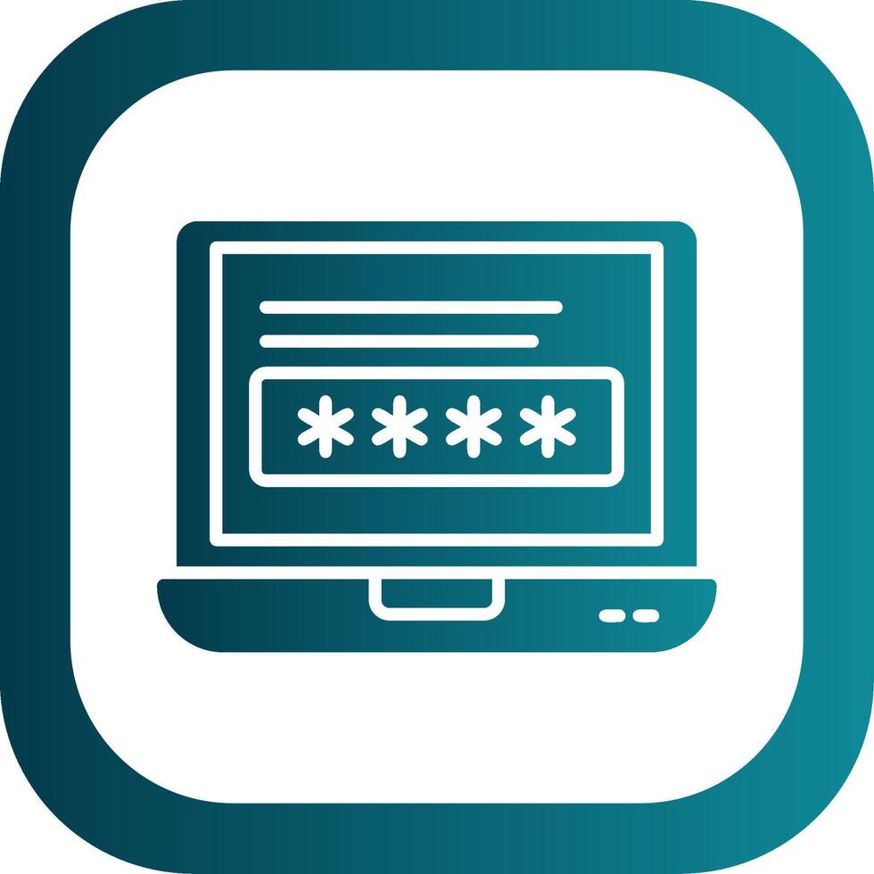 Laptop Filled Yellow Icon vector