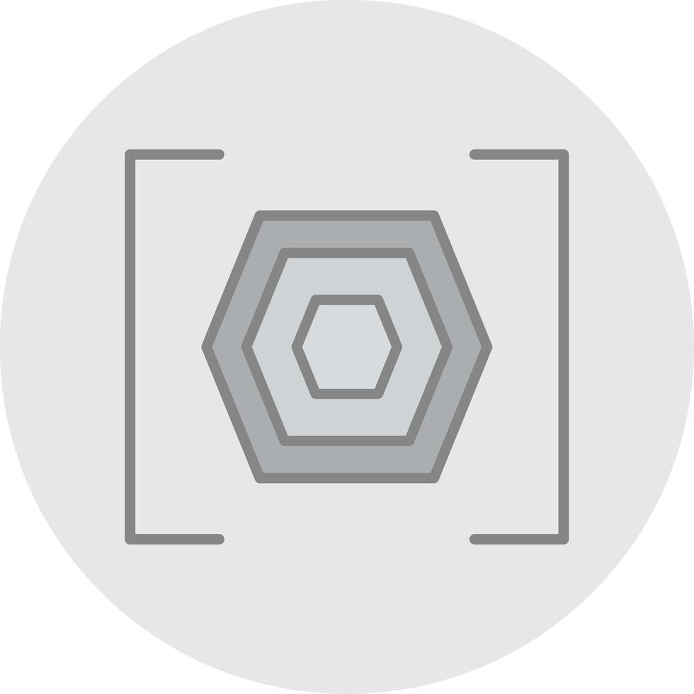 Bracket Line Filled Light Icon vector