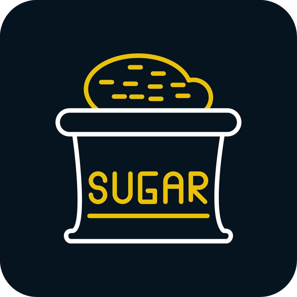 Sugar Line Red Circle Icon vector