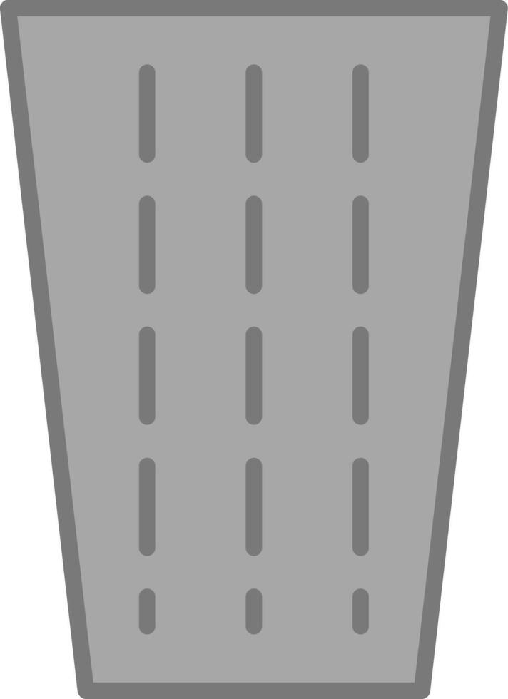 Road Line Filled Light Icon vector