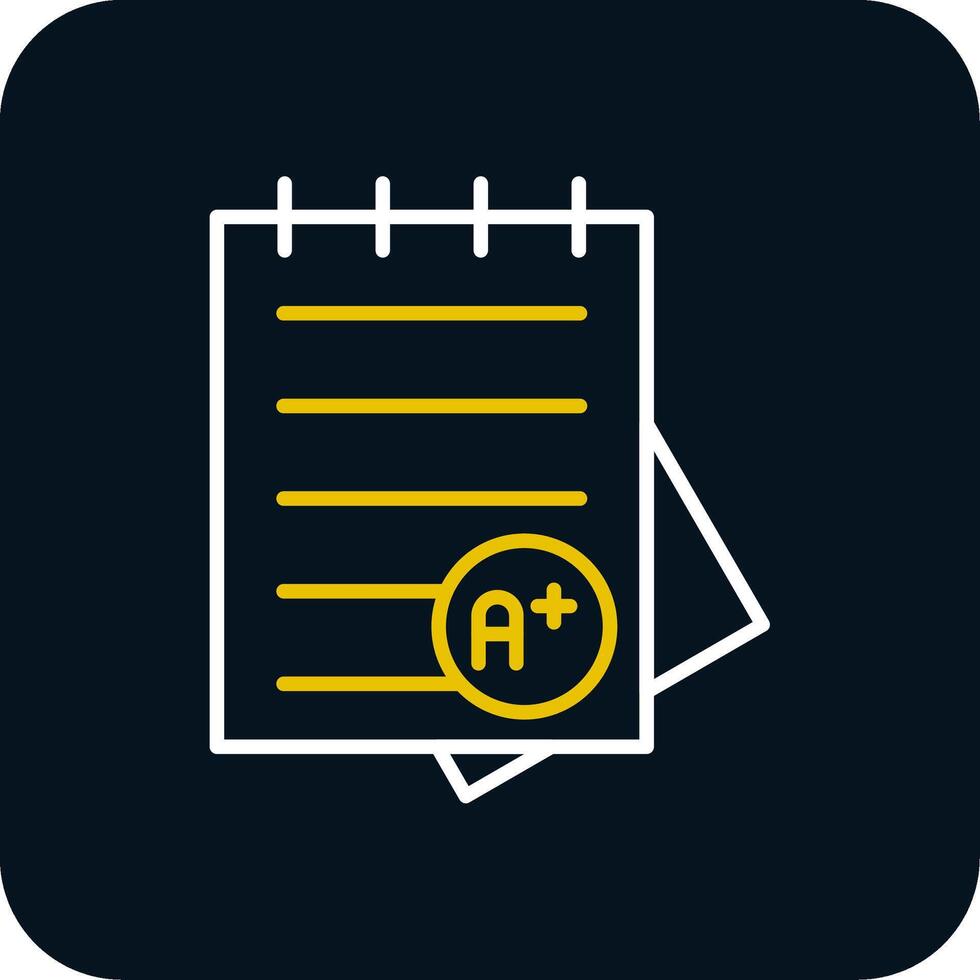 Grades Line Red Circle Icon vector