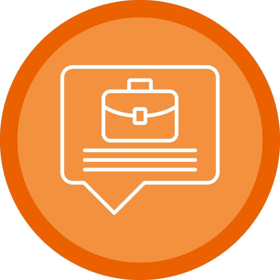 Business Line Multi Circle Icon vector