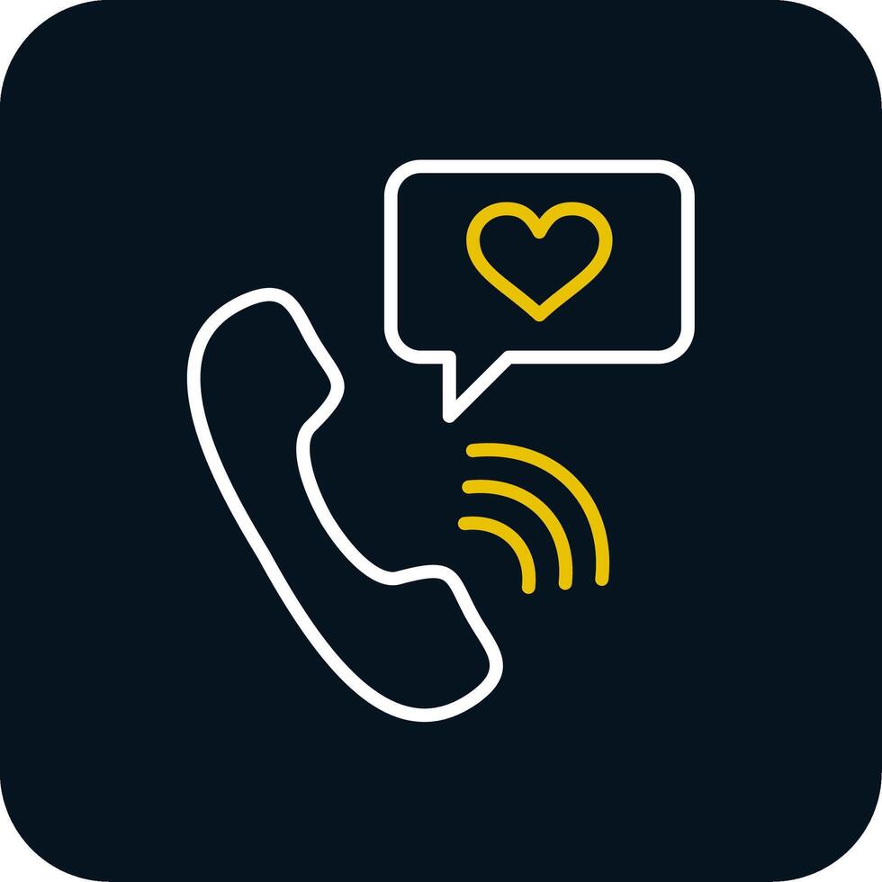 Telephone Line Red Circle Icon vector