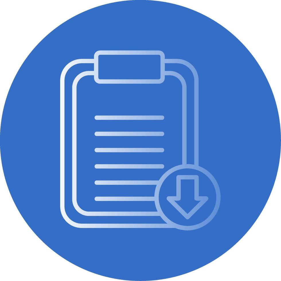Notepad Flat Bubble Icon vector