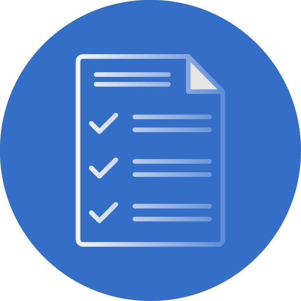 Customs Declaration Flat Bubble Icon vector