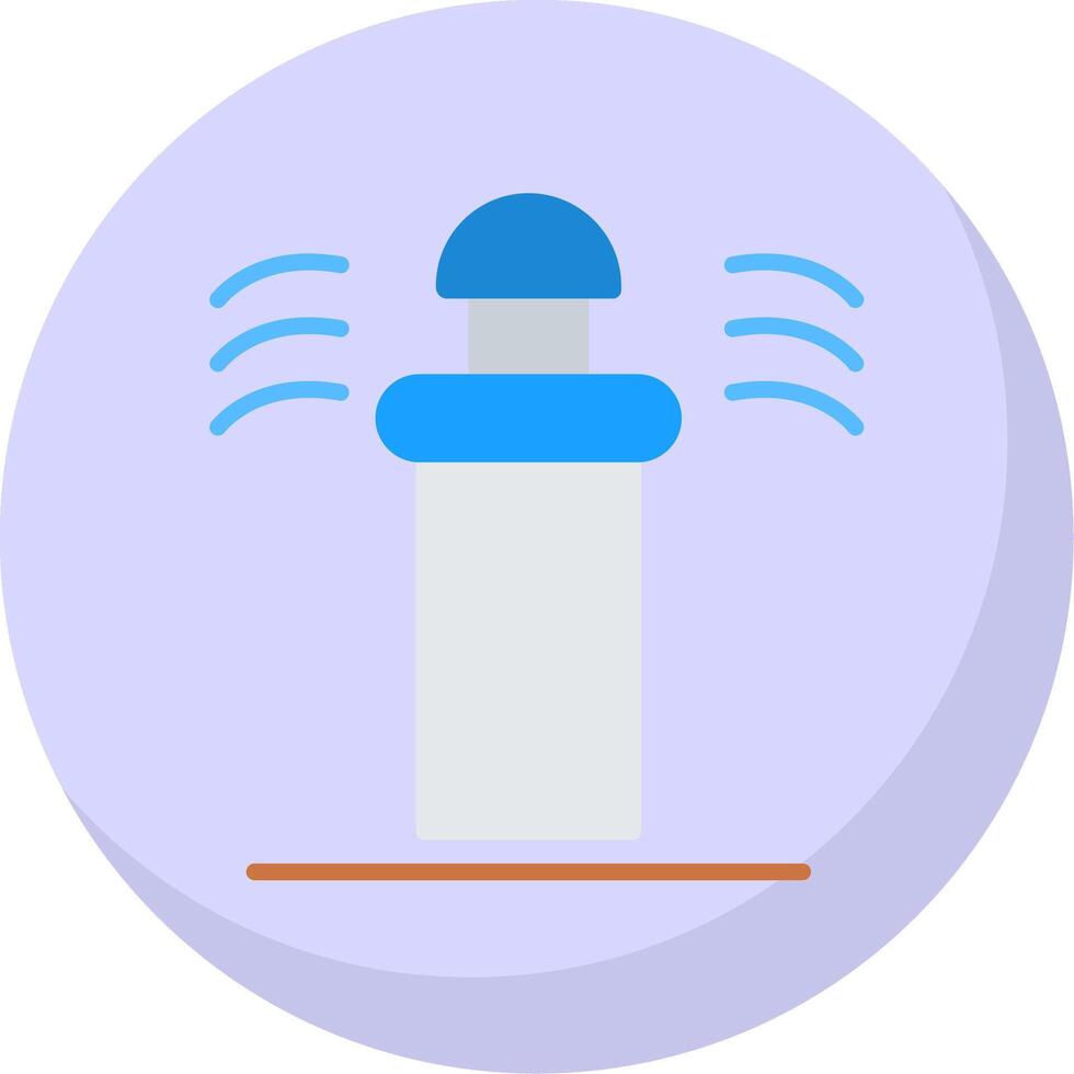 Sprinkler Flat Bubble Icon vector