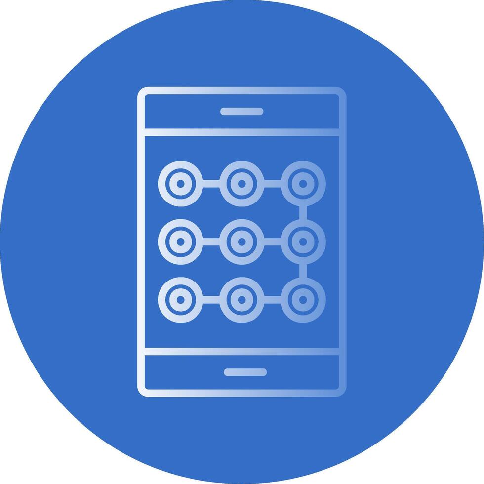 Lock Pattern Flat Bubble Icon 44217447 Vector Art at Vecteezy