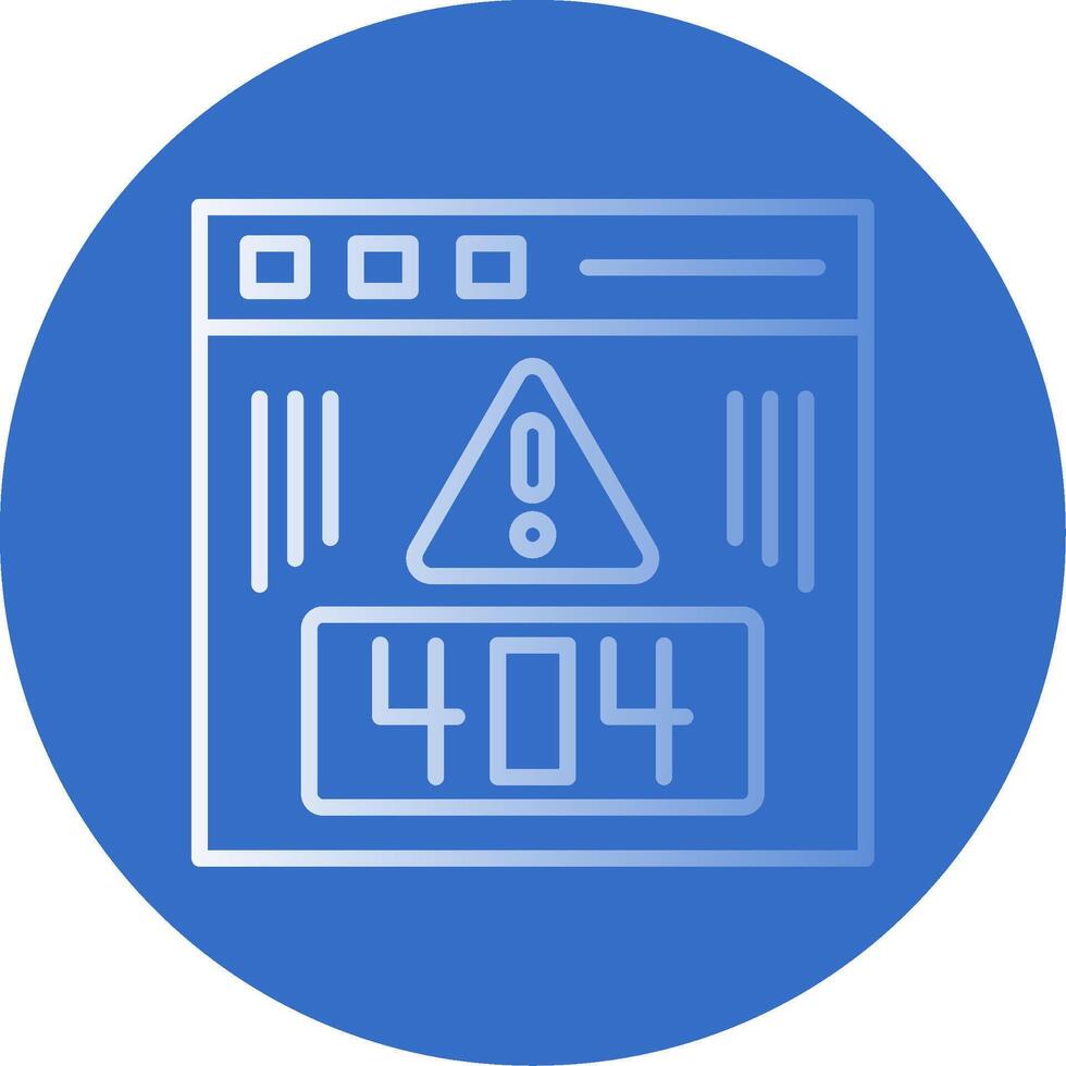 Error Flat Bubble Icon vector