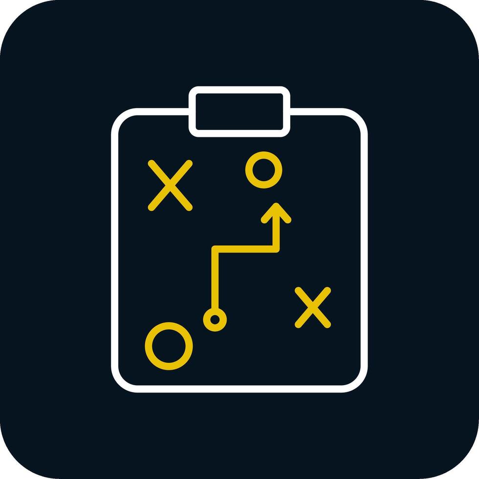 Planning Line Red Circle Icon vector