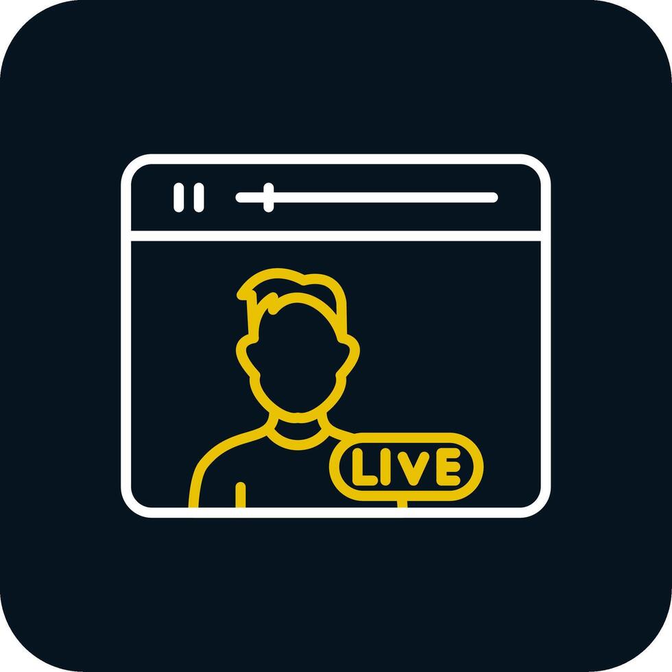 Line Red Circle Icon vector