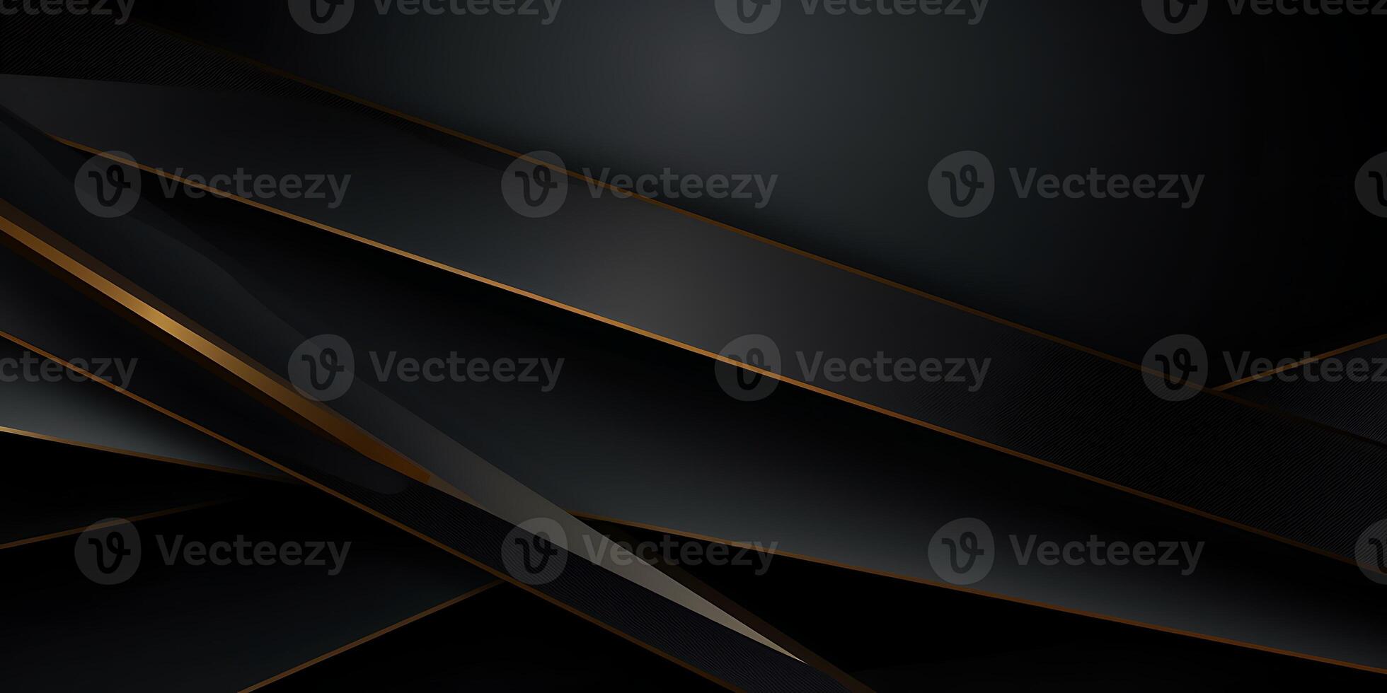 Abstract black 3d geometric background photo