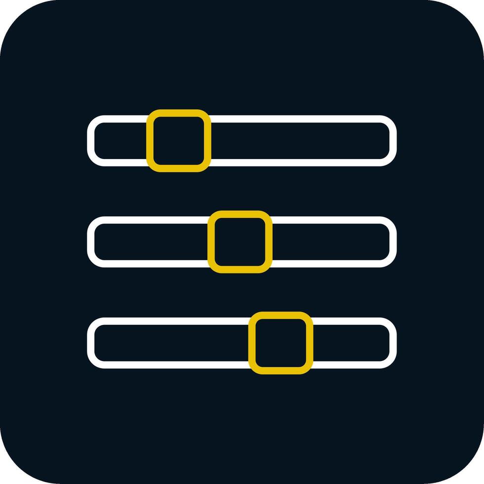 Progress Bar Line Red Circle Icon vector
