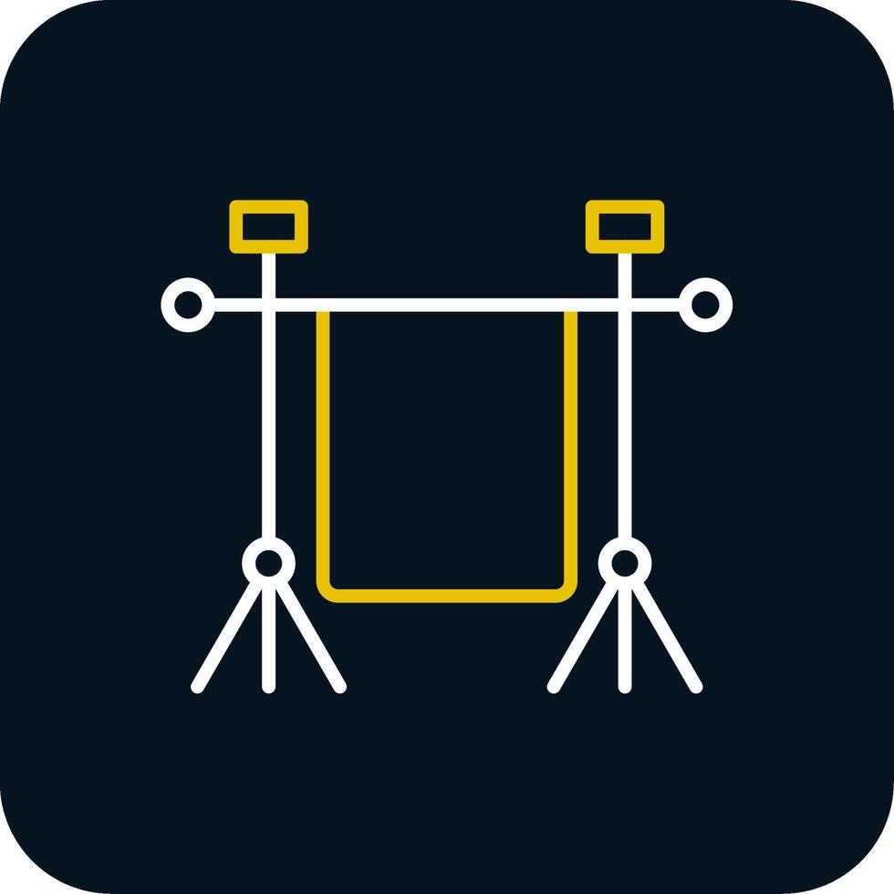 Chroma Line Red Circle Icon vector