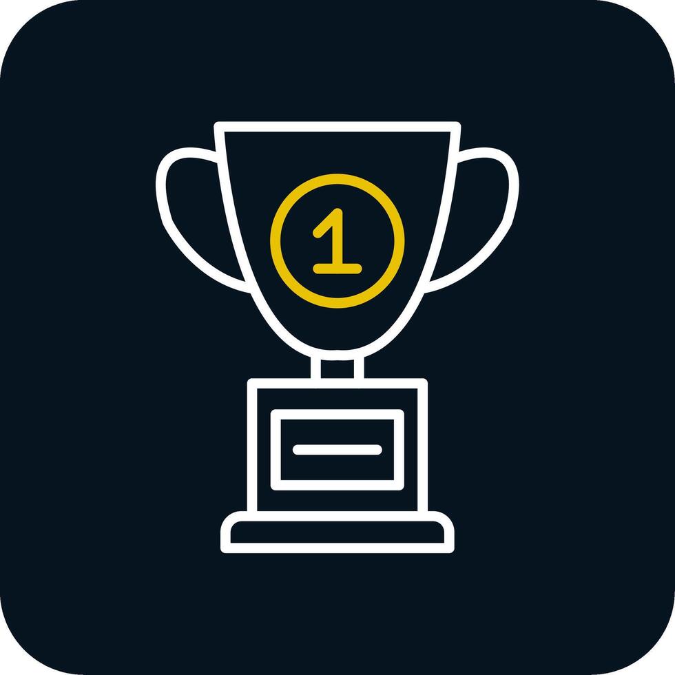 Cup Line Red Circle Icon vector