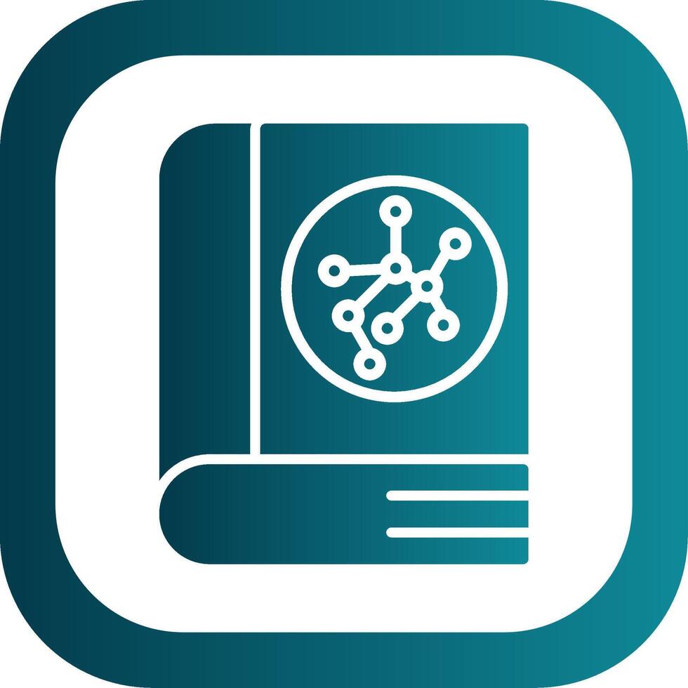 Constellation Glyph Gradient Corner Icon vector