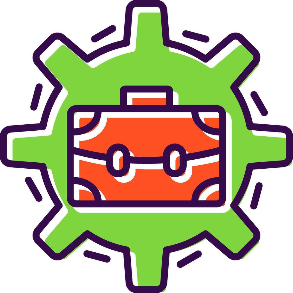 Software Development filled Design Icon vector