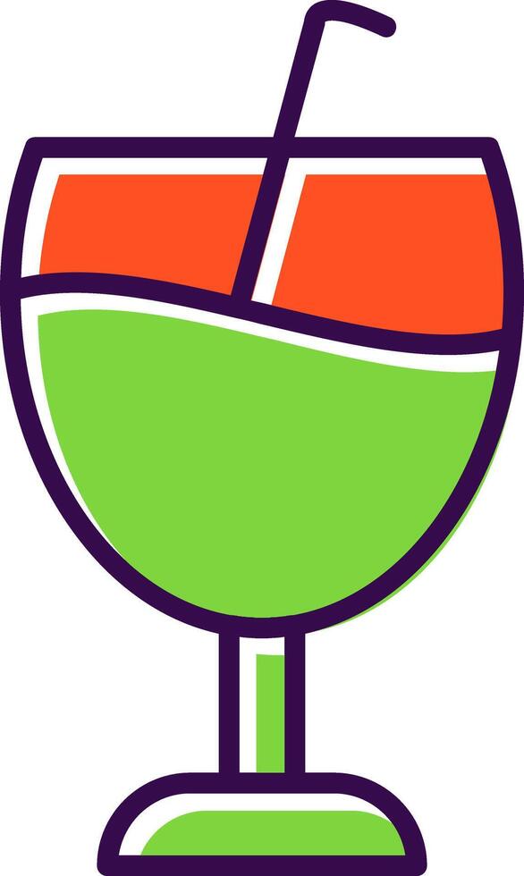 Fresh filled Design Icon vector