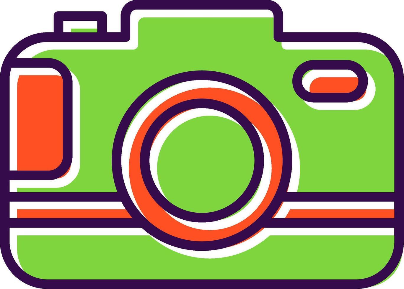 Camera filled Design Icon vector