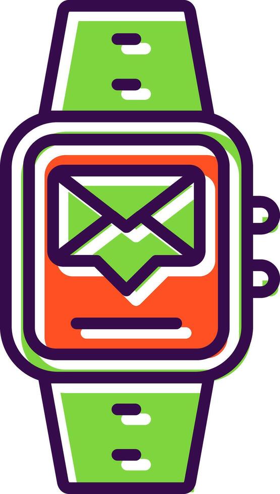 Messages filled Design Icon vector