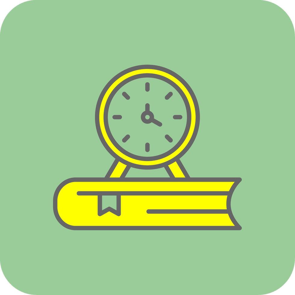 Punctuation Filled Yellow Icon vector