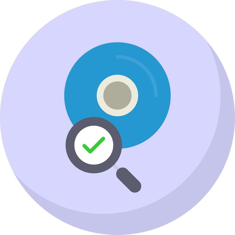 Cds Flat Bubble Icon vector