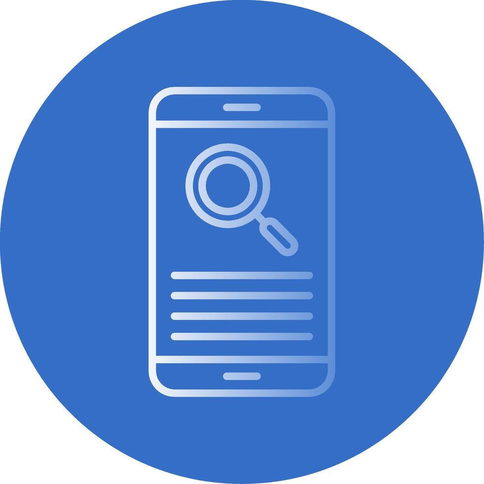 Smartphone Flat Bubble Icon vector