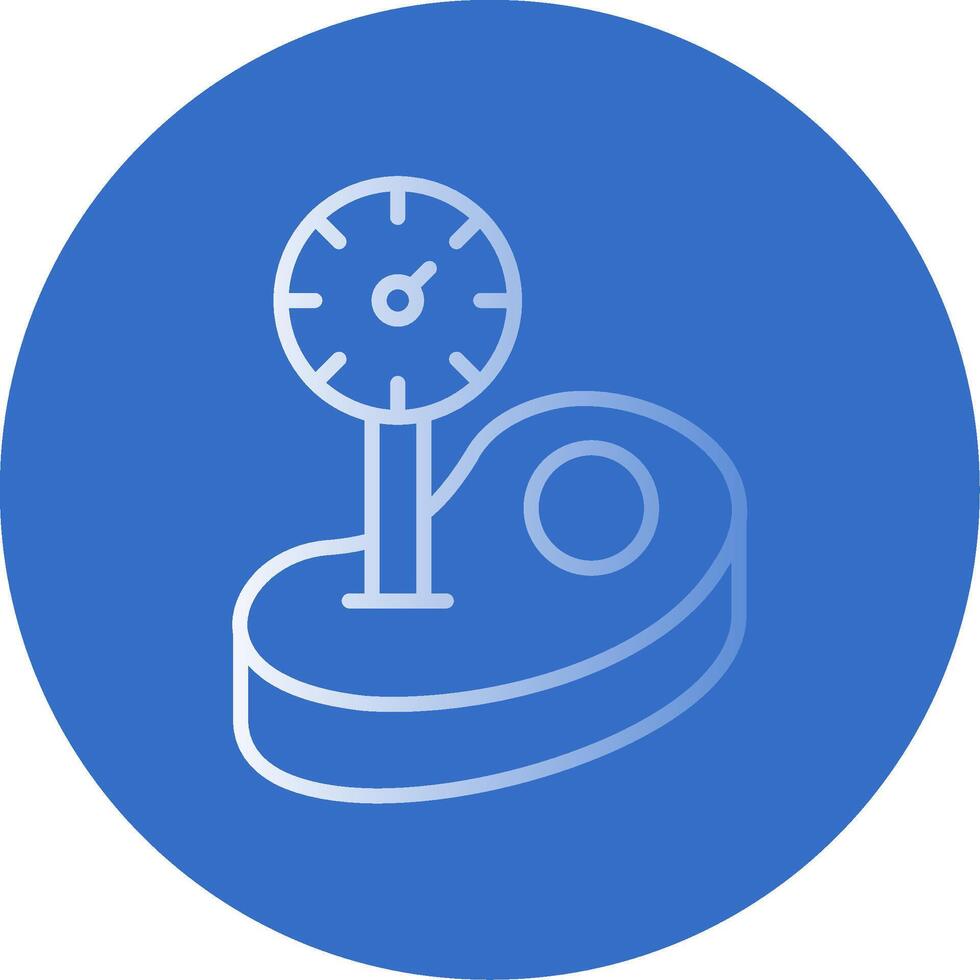 Thermometer Flat Bubble Icon vector