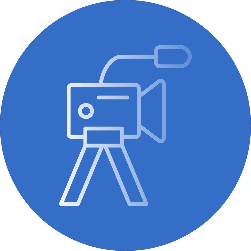 Camera Flat Bubble Icon vector