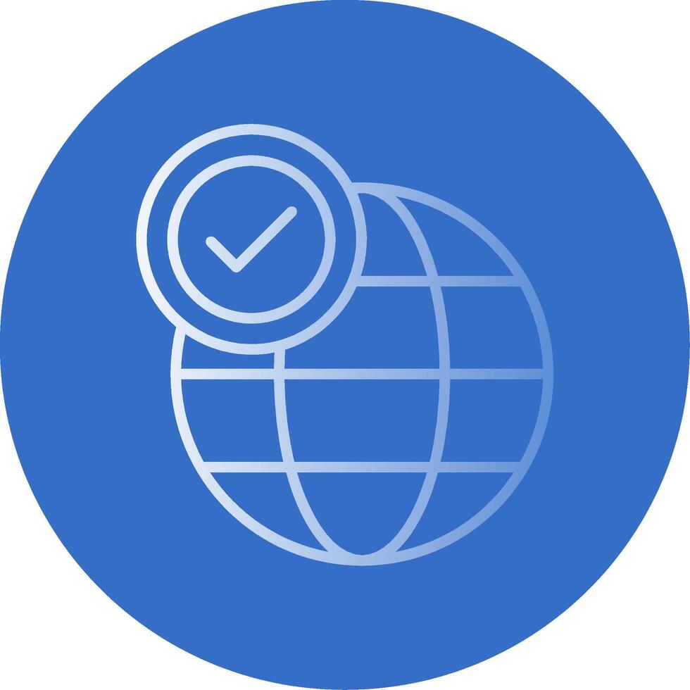 Internet Flat Bubble Icon vector