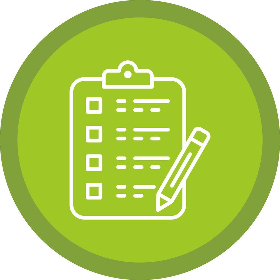 Writing Line Multi Circle Icon vector