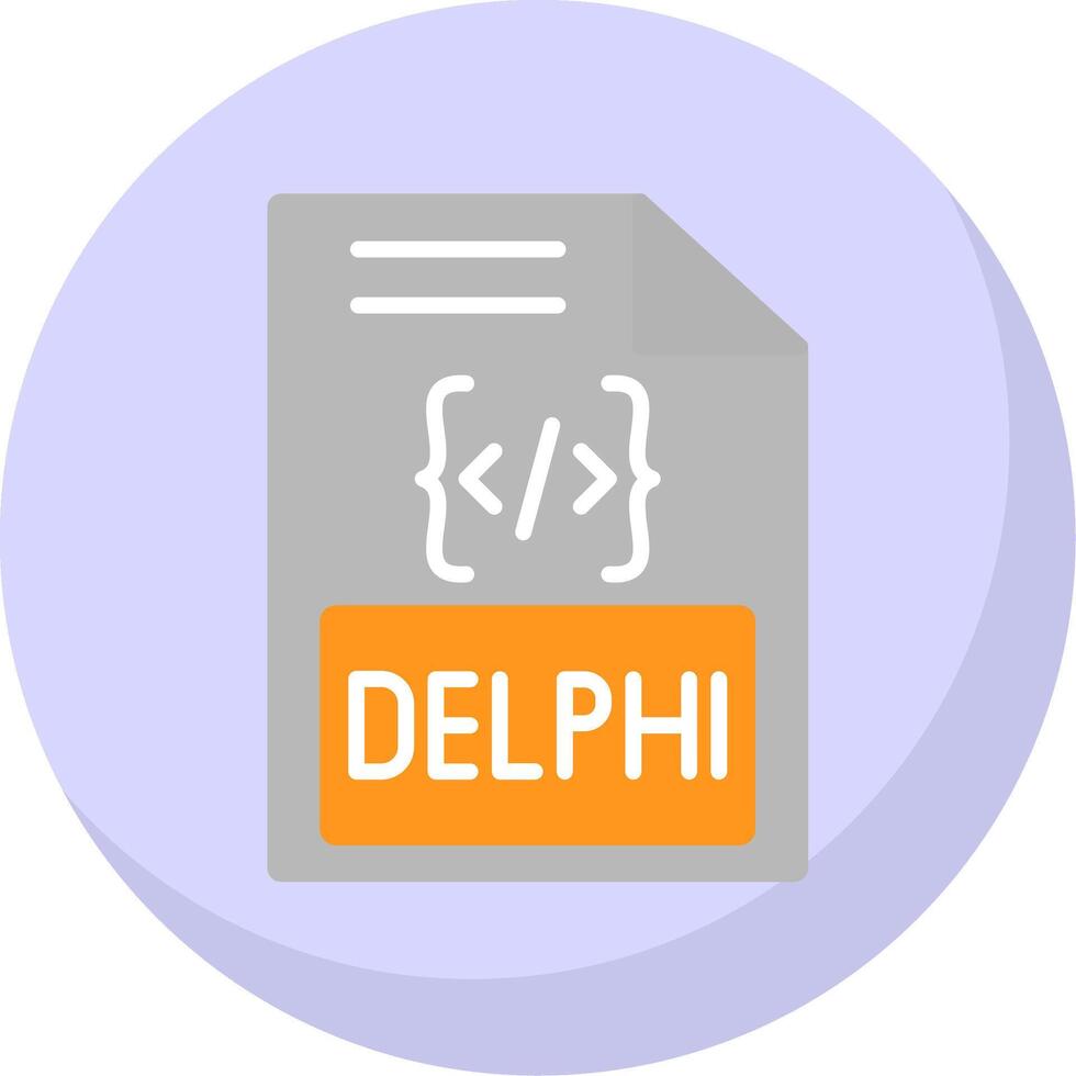 Delphi Flat Bubble Icon 44222231 Vector Art at Vecteezy