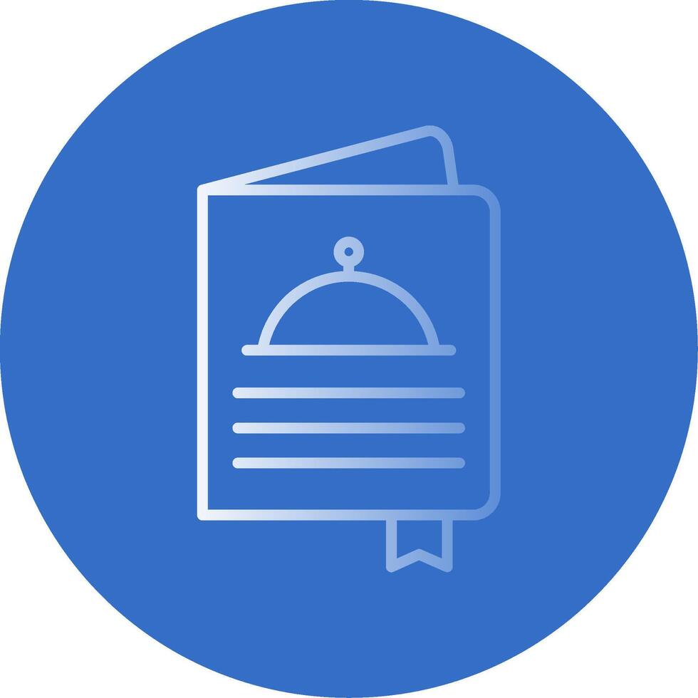 Menu Flat Bubble Icon vector