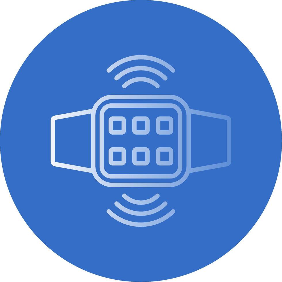 Connection Flat Bubble Icon vector
