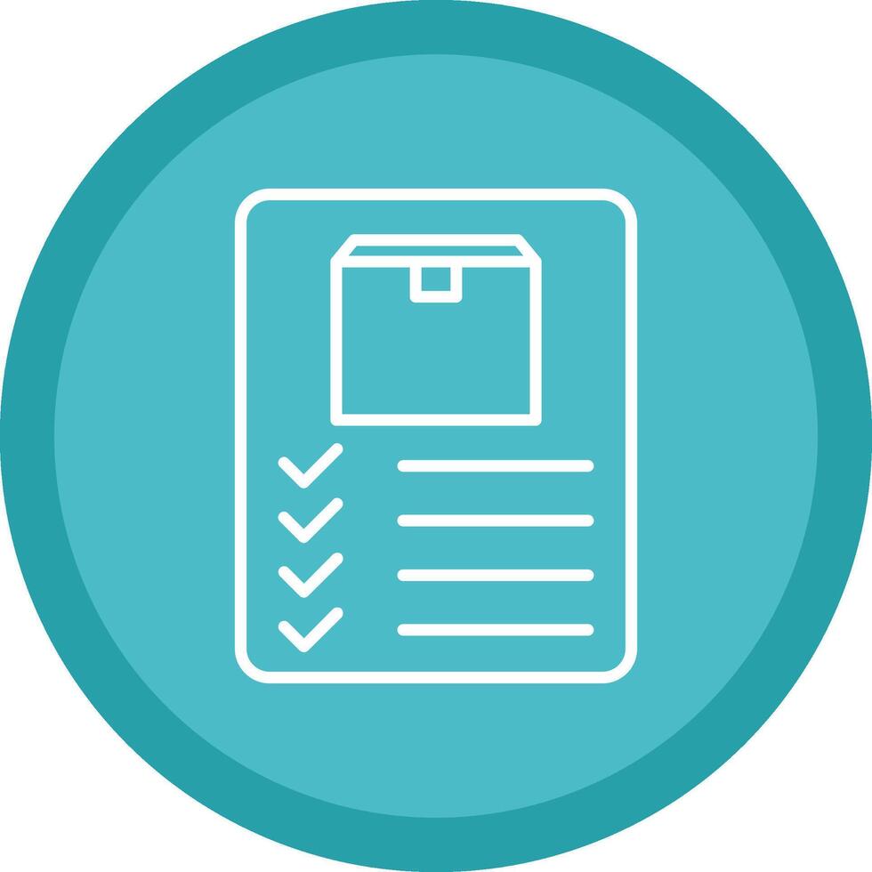 Inventory Line Multi Circle Icon vector