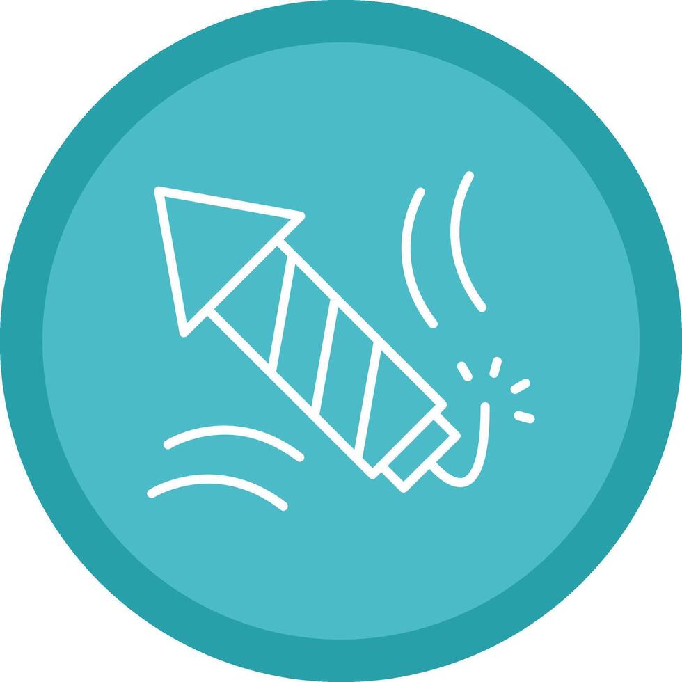 Firework Line Multi Circle Icon vector