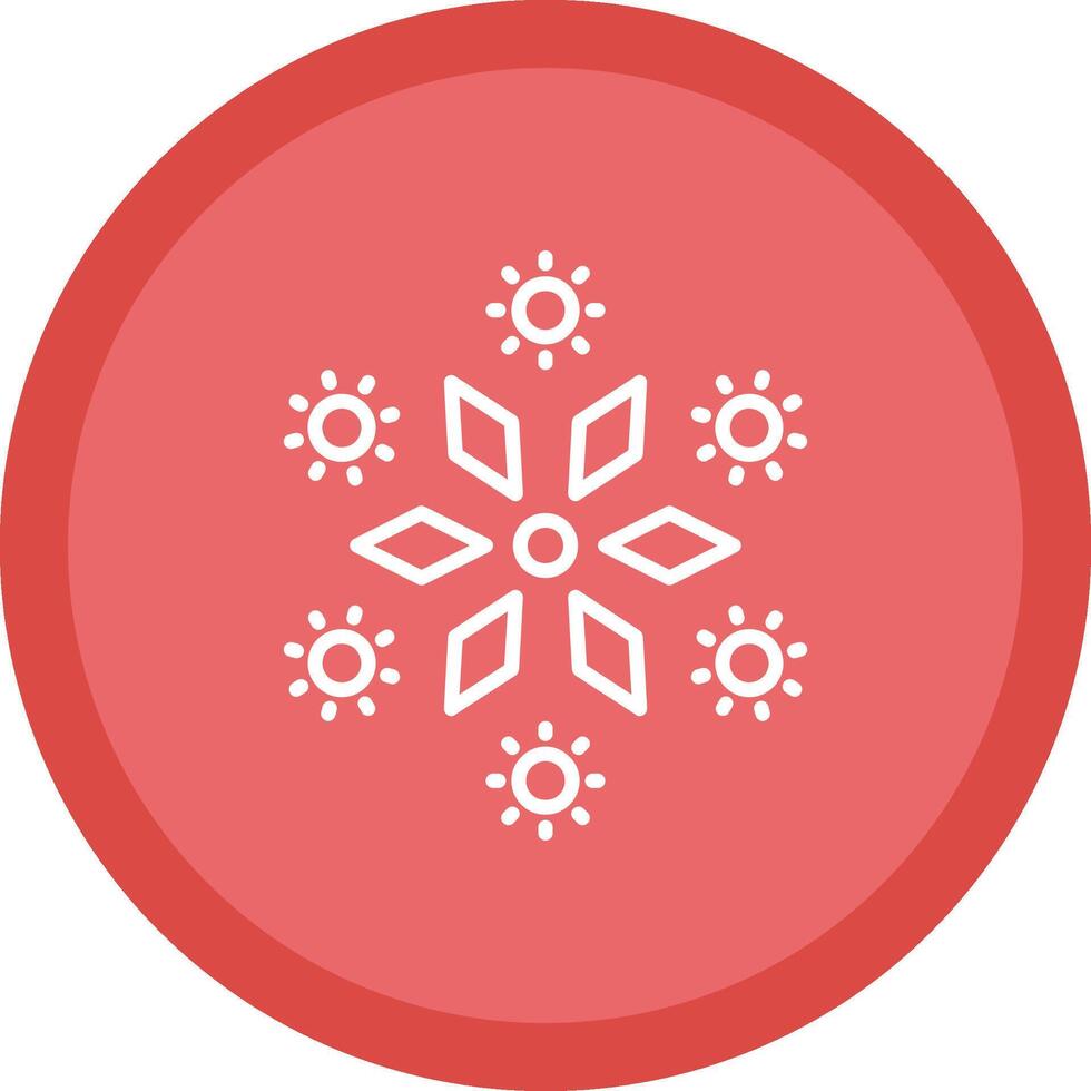 Firework Line Multi Circle Icon vector