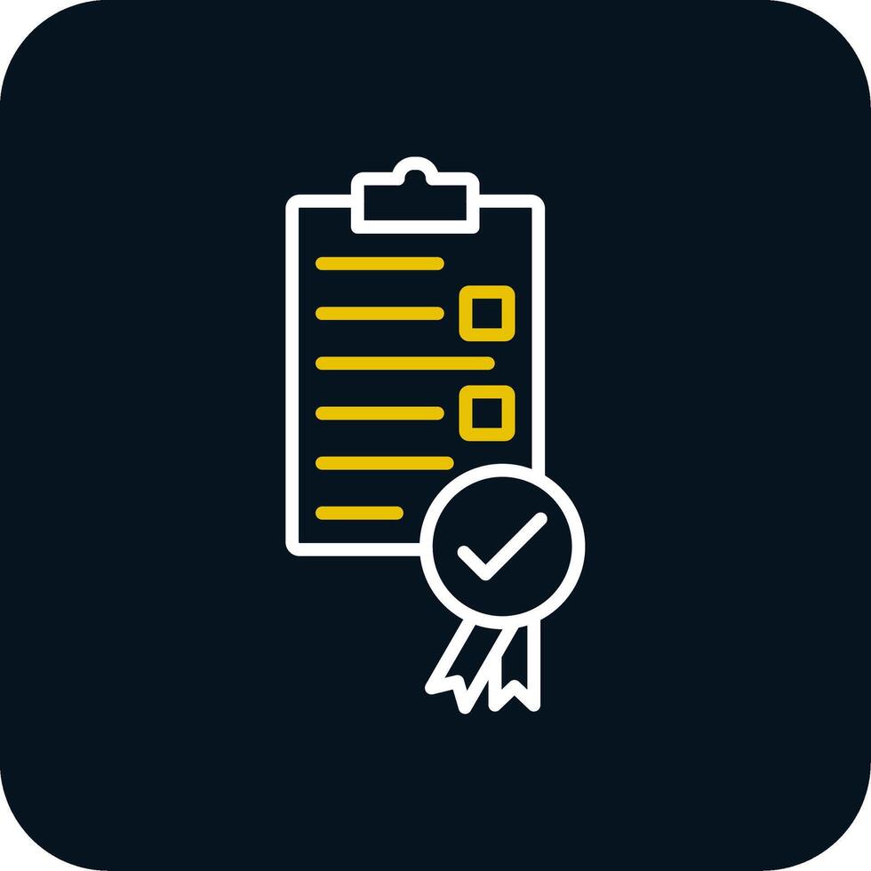 Quality Line Red Circle Icon vector