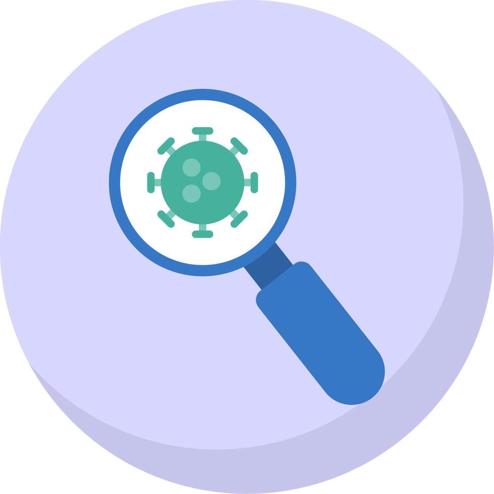 Detection Flat Bubble Icon vector