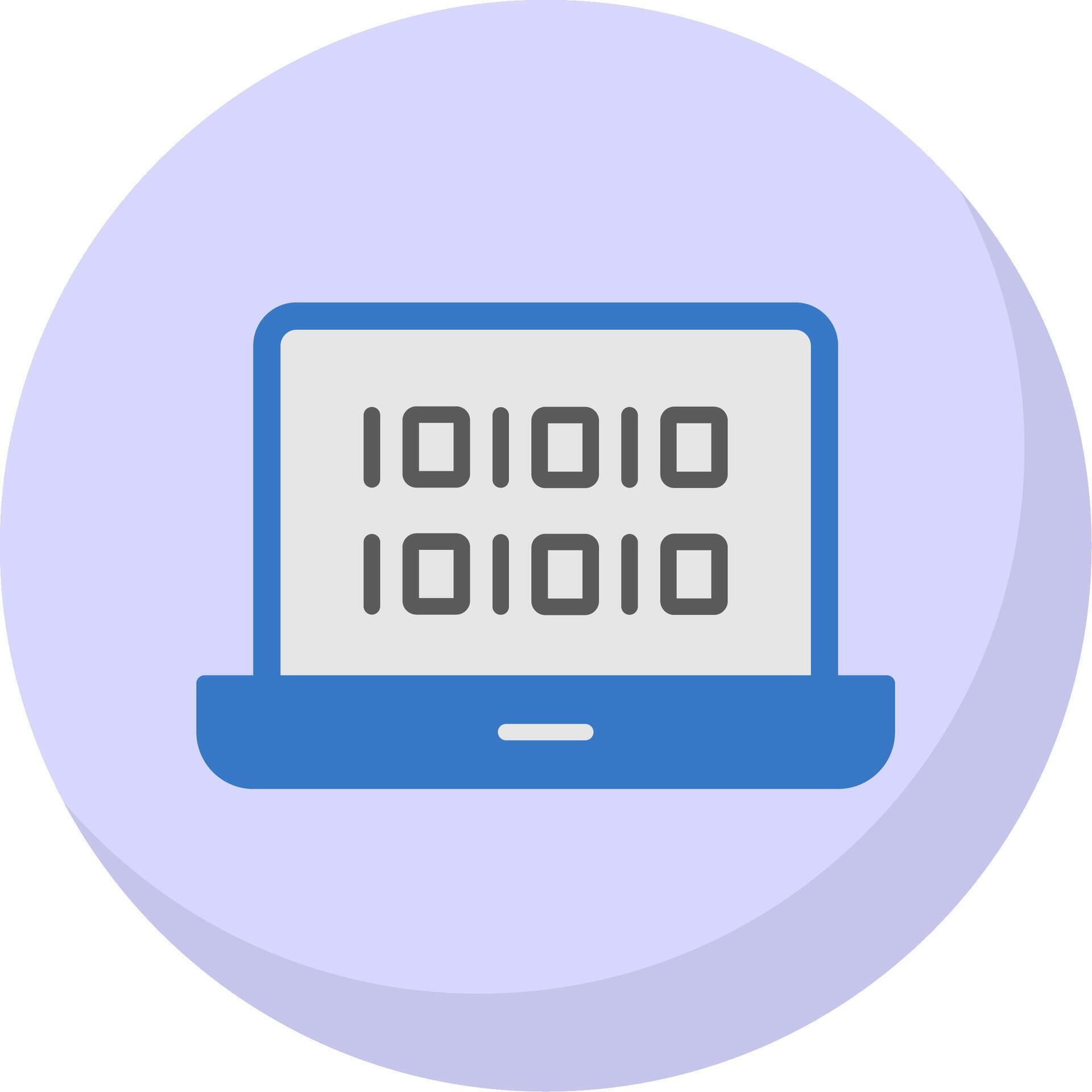 Binary Code Flat Bubble Icon 44224150 Vector Art at Vecteezy