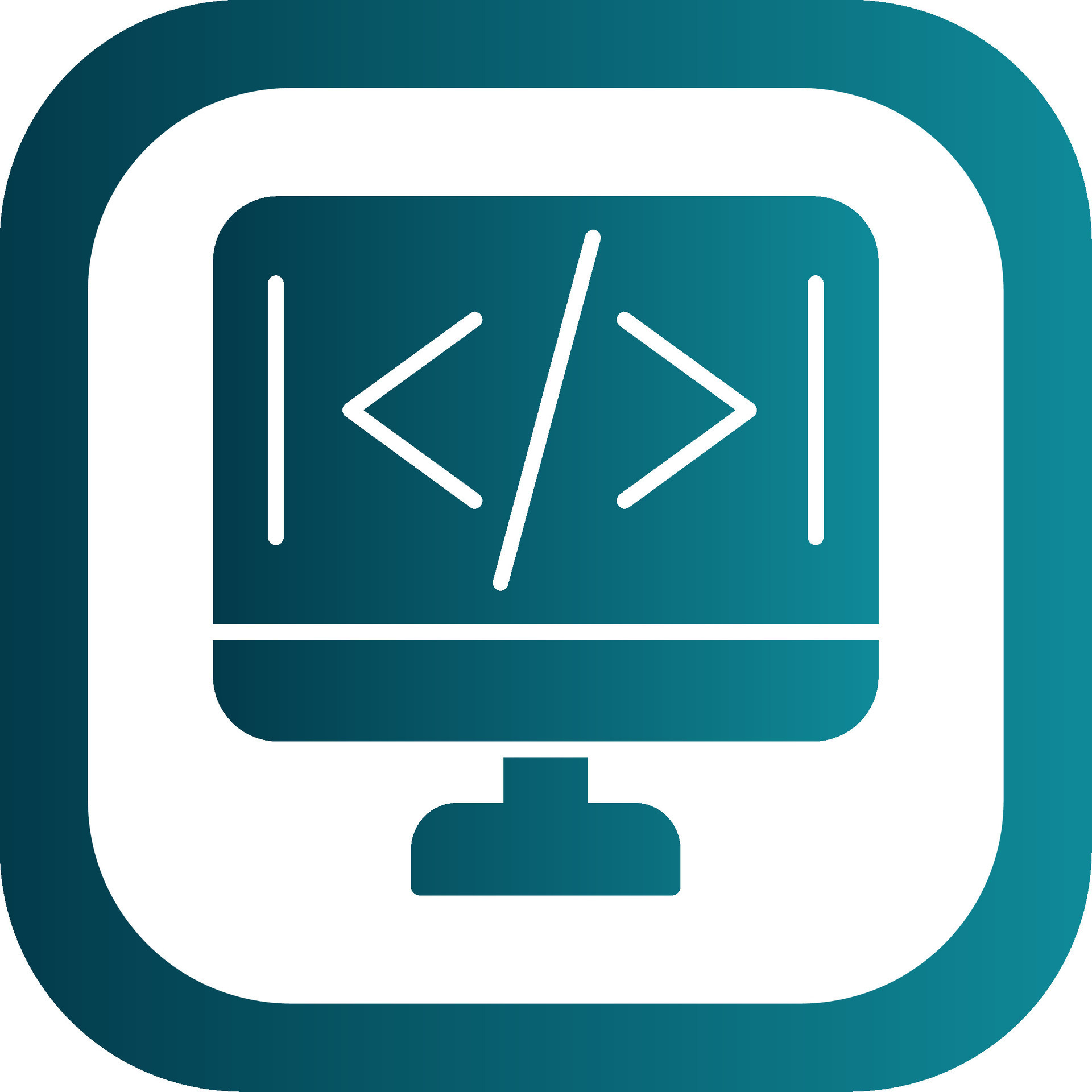 Programming Glyph Gradient Corner Icon 44224503 Vector Art at Vecteezy