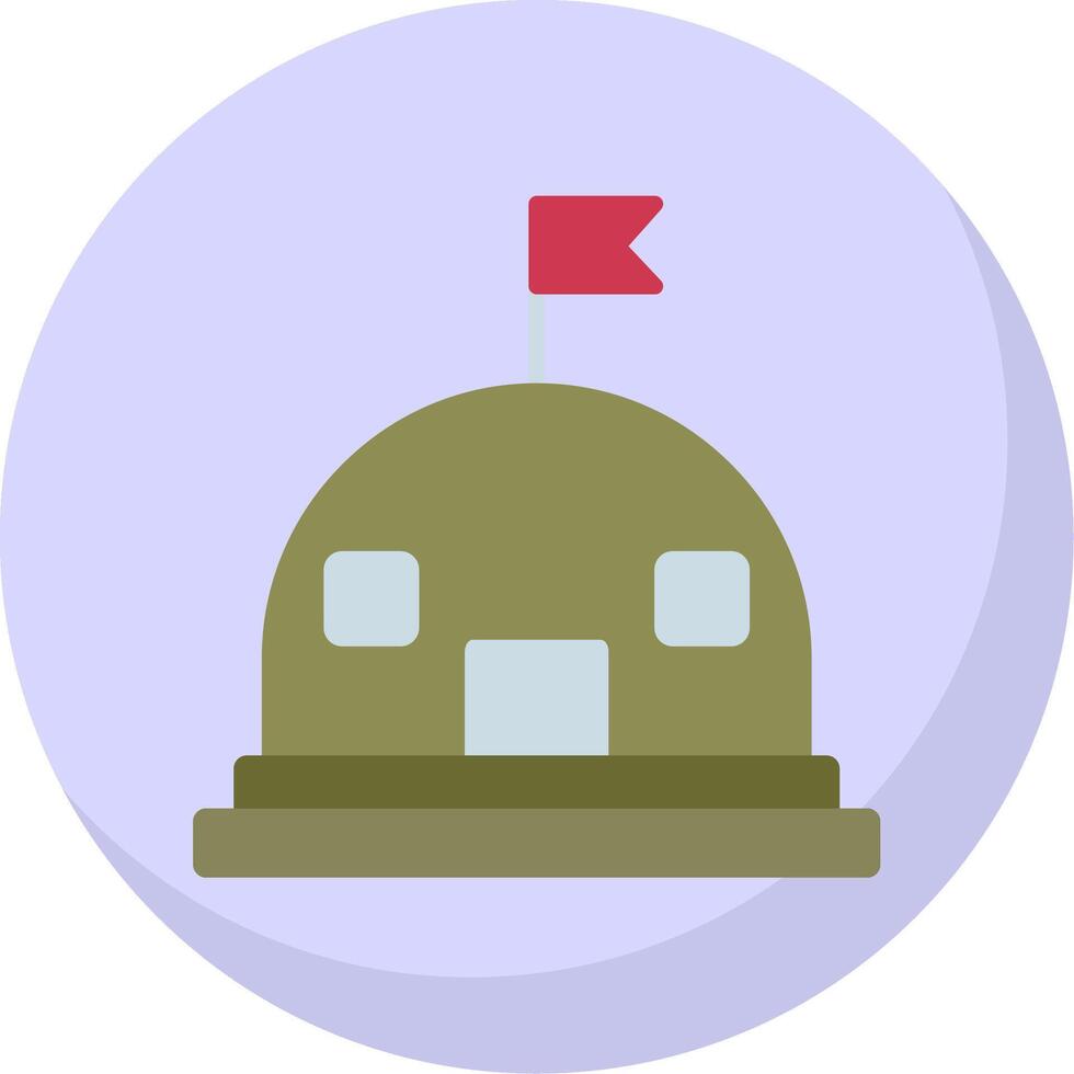 Base Flat Bubble Icon vector