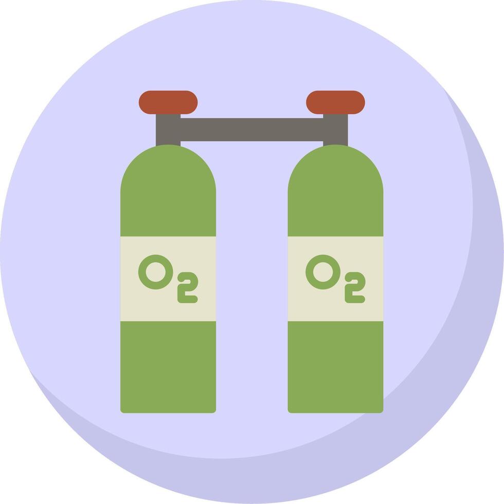 Oxygen Flat Bubble Icon vector