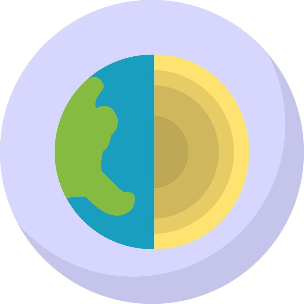 Geology Flat Bubble Icon vector