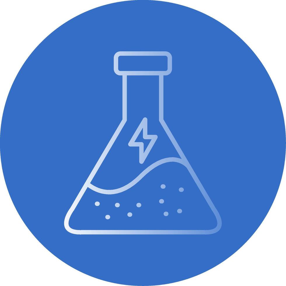 Scientific Flat Bubble Icon vector