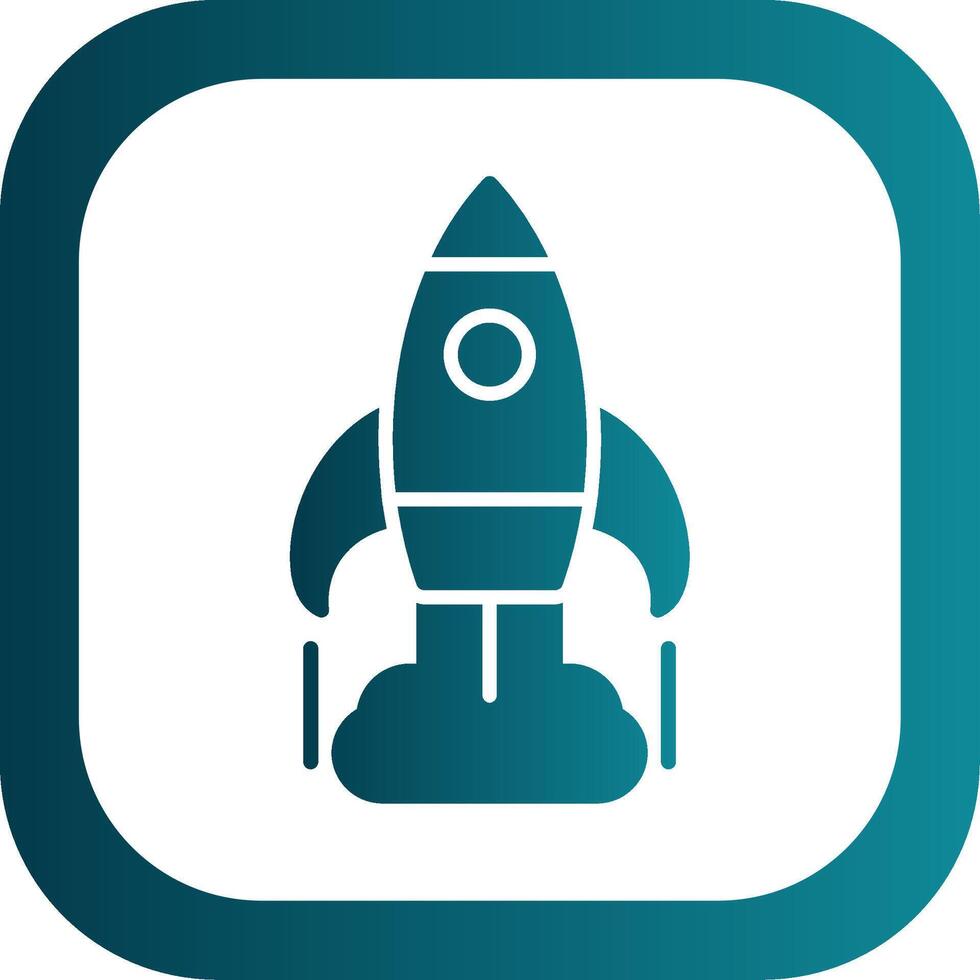 Business Startup Glyph Gradient Corner Icon vector