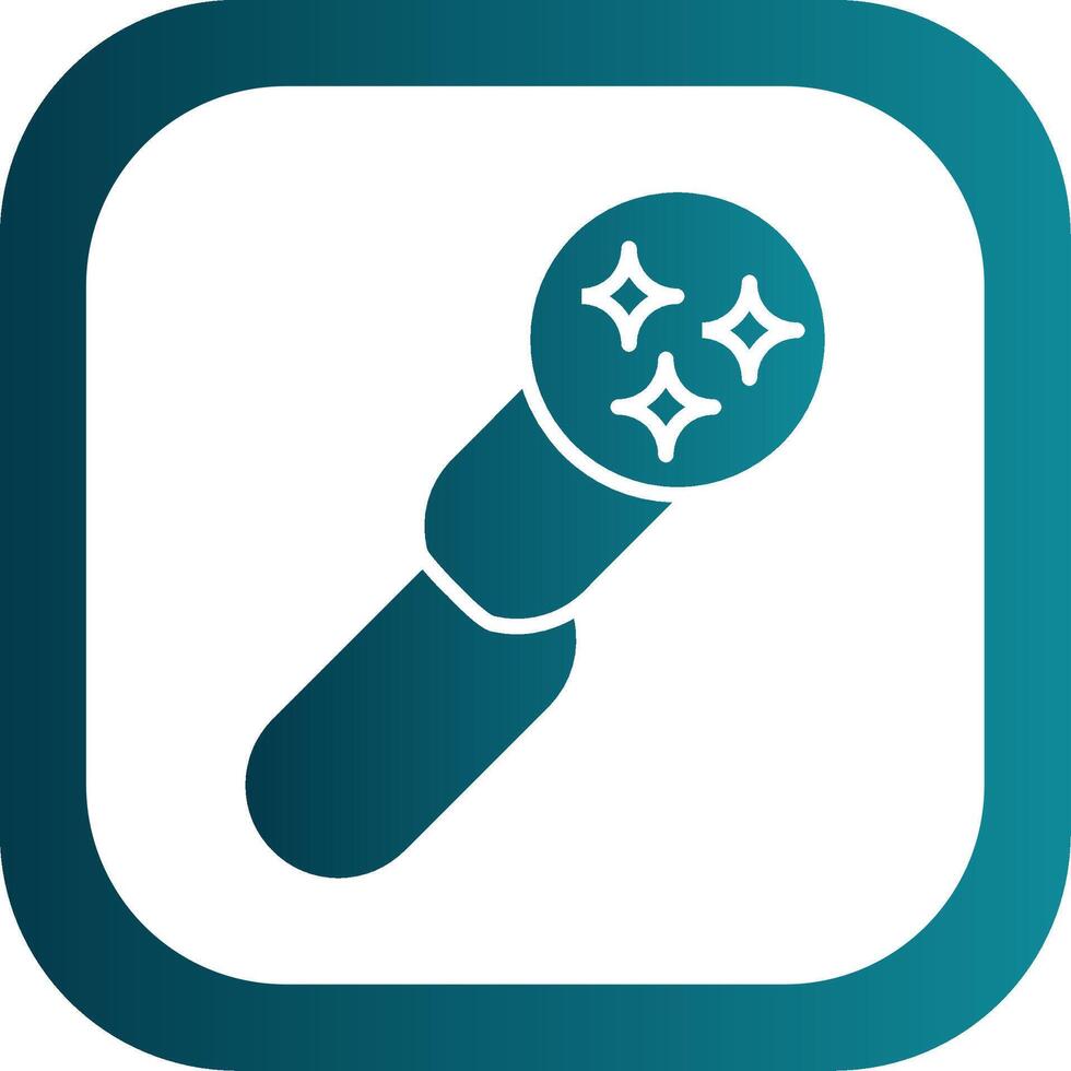 Clean URL Glyph Gradient Corner Icon vector