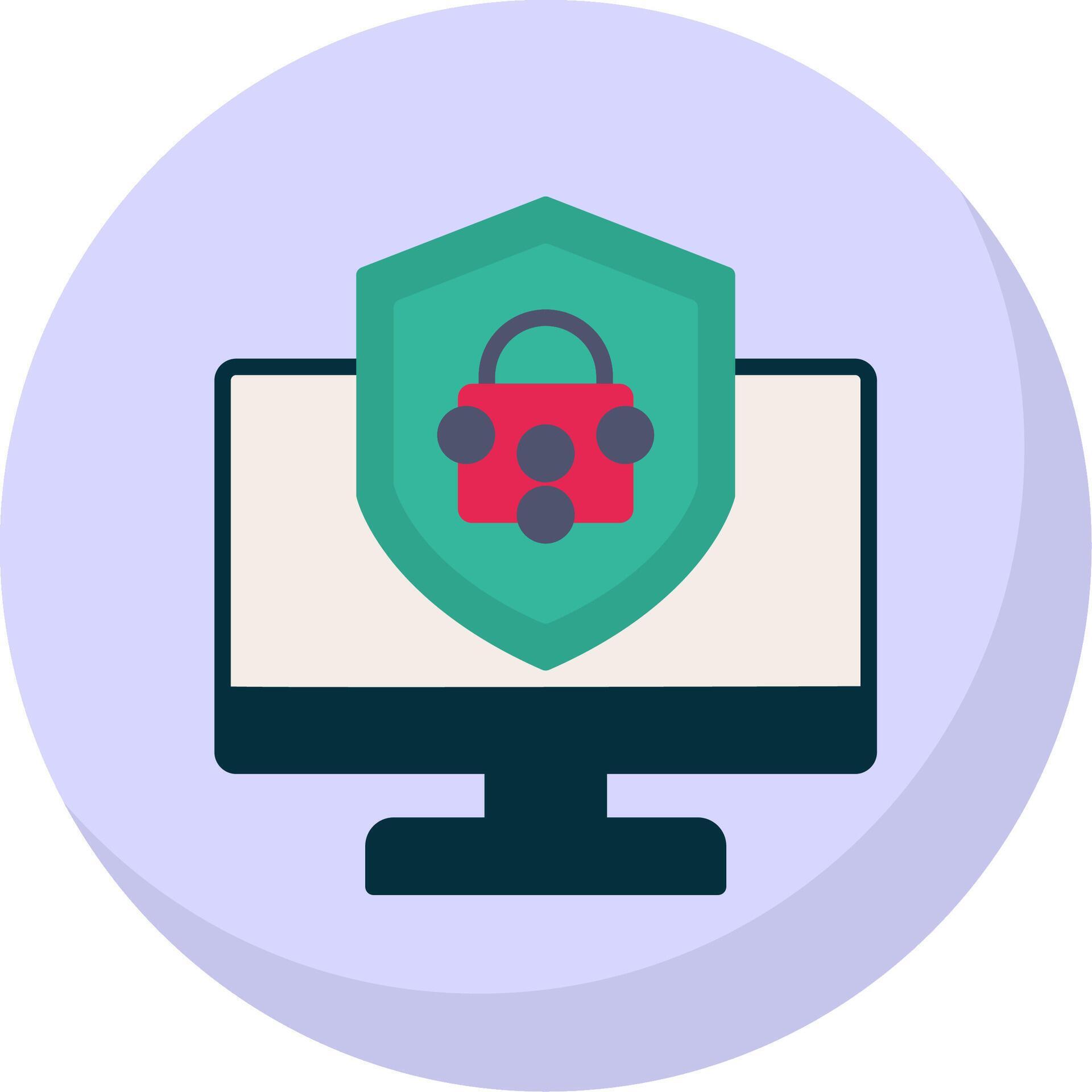 Security Computer Fix Flat Bubble Icon 44225591 Vector Art at Vecteezy