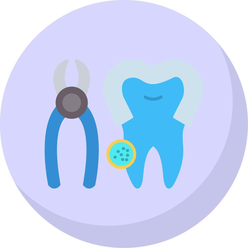 Nippers Flat Bubble Icon vector