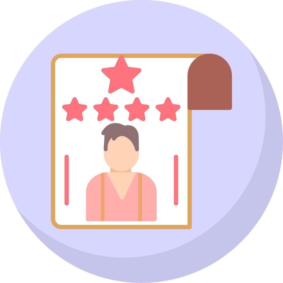 Customer Feedback Flat Bubble Icon vector