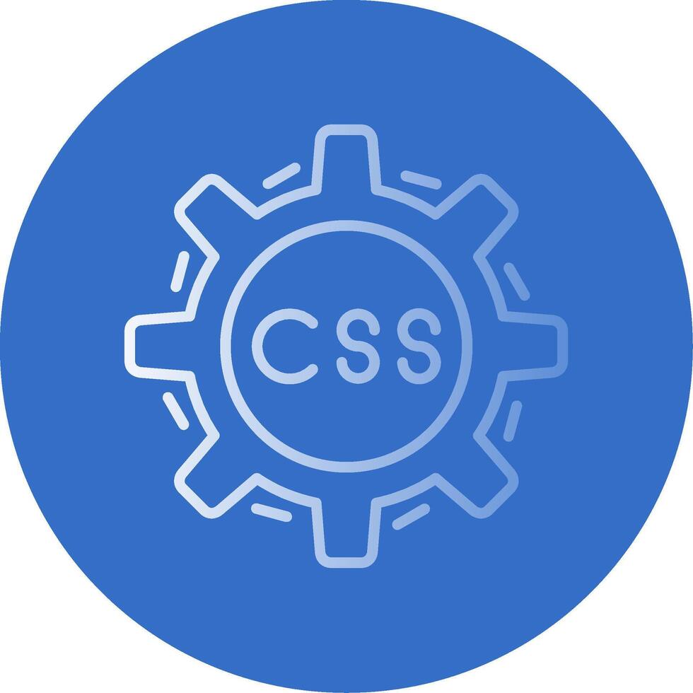 css codificación plano burbuja icono vector